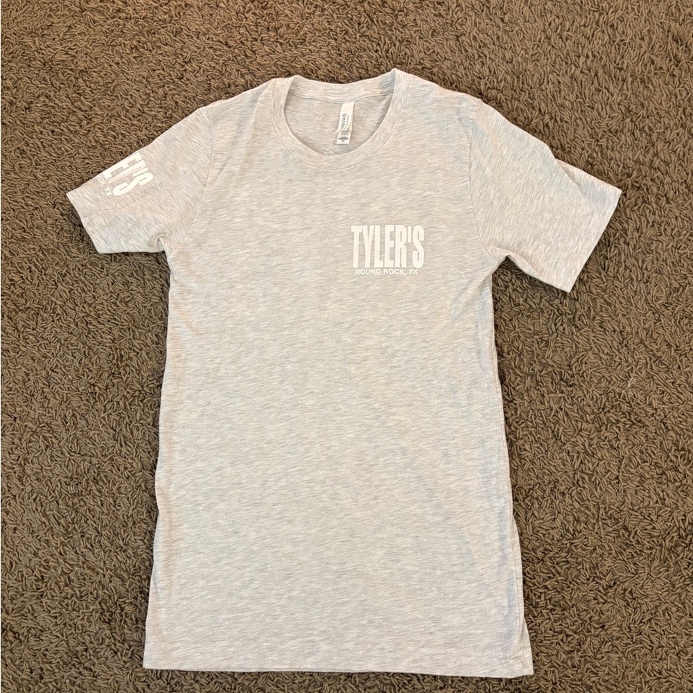 BRAND NEW Grey & White Tylers Round Rock Tx T-Shirt #Tylers #Surfshop